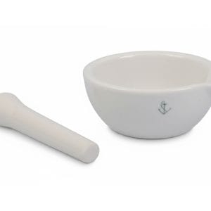 MORTERO PORCELANA ESMALTADO C/MANO, 100 MM. Marca Nahita.