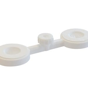 SOPORTE PARA DOS EMBUDOS Marca Endo Plasticware.
