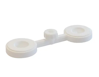 SOPORTE PARA DOS EMBUDOS Marca Endo Plasticware.