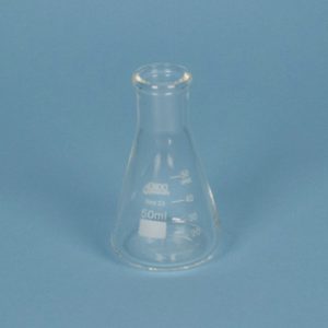 MATRAZ ERLENMEYER BORDE REFORZADO, 100 ML Marca Endo Glassware.
