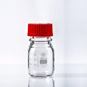 FRASCO ISO SIMAX TAPON+ANILLO ROJO 100ML Marca Simax.