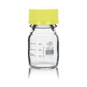 FRASCO ISO TAPON+ANILLO AMARILLO 100ML, SIMAX Marca Simax.