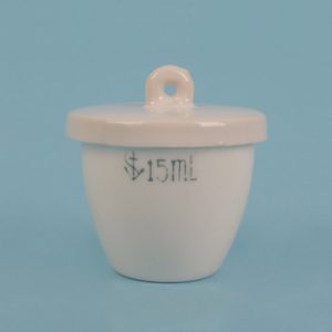 CRISOL FORMA MEDIA CON TAPA 15 ML, 35X30 MM Marca Nahita.
