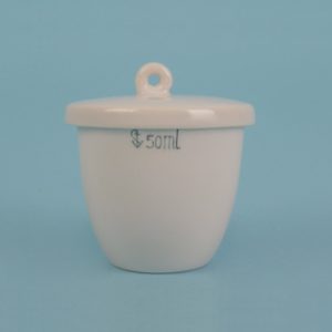 CRISOL FORMA MEDIA CON TAPA 50 ml, 53X46 MM Marca Nahita.