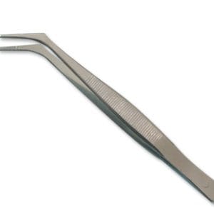 Pinza laboratorio, punta curva Marca Nahita.