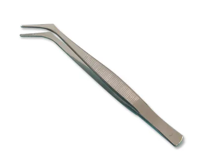 Pinza laboratorio, punta curva Marca Nahita.