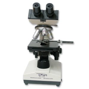 Microscopio binocular Ura 107 Marca Ura Technic.