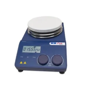 AGITADOR DIGIT C/CALEF  RSLAB-2C, CERAMICA Marca RS Lab.