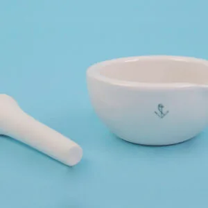 Mortero porcelana c/mano, 60 mm Marca Nahita.
