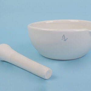 Mortero porcelana c/mano, 100 mm Marca Nahita.
