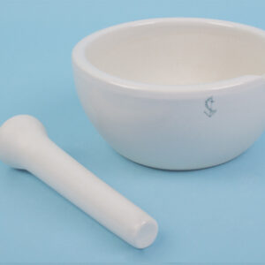 Mortero porcelana c/mano, 160 mm Marca Nahita.