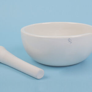 Mortero porcelana c/mano, 216 mm Marca Nahita.