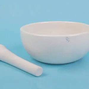 Mortero porcelana c/mano, 216 mm Marca Nahita.