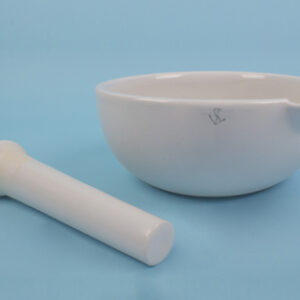 Mortero porcelana c/mano, 254 mm Marca Nahita.
