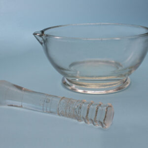 Mortero vidrio c/mano, 150 mm Marca Endo Glassware.