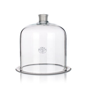 Campana de vidrio con base y cuello esmerilado, 200x300mm, Simax Marca Simax.