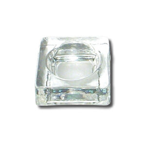 CUBETA CON TAPA DE CRISTAL 40X40MM Marca Endo Glassware.