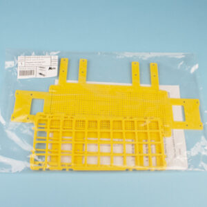 GRADILLA PP AMARILLA, 60 TUBOS DE 16 MM Marca Endo Plasticware.