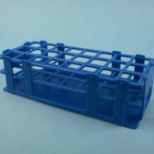 GRADILLA PP AZUL, 24 TUBOS DE 25 MM Marca Endo Plasticware.