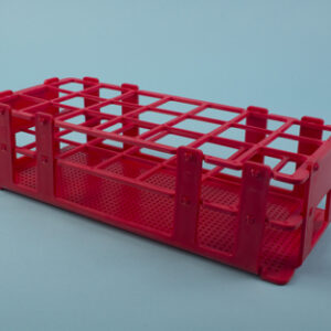 GRADILLA PP ROJA, 21 TUBOS DE 30 MM Marca Endo Plasticware.