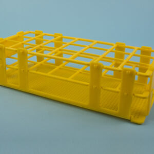 GRADILLA PP AMARILLA, 21 TUBOS DE 30 MM Marca Endo Plasticware.
