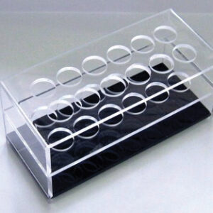 GRADILLA PLEXIGLAS 24 (2X12) TUBOS, 32 MM Marca Endo Plasticware.