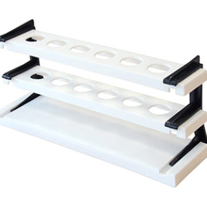 Gradilla para tubos Nessler, 50ml, 6x1 Marca Endo Plasticware.