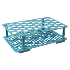 GRADILLA PP. 21 TUBOS DE 30mm, Azul Marca Endo Plasticware.