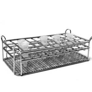 GRADILLA  ACERO INOX, 50 MICROTUBOS 1,5 ML Marca Nahita.