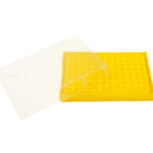 GRADILLA PARA MICROTUBOS CON TAPA, 96X0.2ML Marca Endo Plasticware.