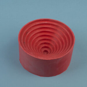 SOPORTE GOMA 9 CM P/MATRAZ HASTA 500 ML Marca Endo Plasticware.