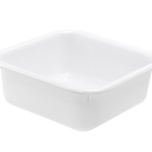 Cuvette carrée en polyéthylène 12 l Marca Gilac.