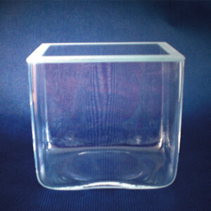 CUBETA RECTANGULAR 200X120X120MM Marca Endo Glassware.