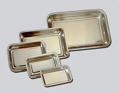 Bandeja rectangular inox., 245x175x30mm Marca Agencinox.