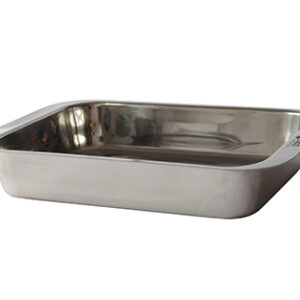 Bandeja de acero inoxidable para instrumentos, 395x160x35mm Marca Endo Metalware.