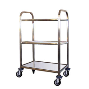 Chariot inox 3 plateaux 750 x 500mm Marca Agencinox.