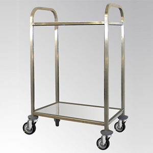 Chariot inox 2 plateaux 750 x 500mm Marca Agencinox.