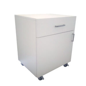 MUEBLE BAJO MESA CON RUEDAS DE 1 PUERTA Y CAJÓN DE 600MM DE ANCHO Marca Nahita.