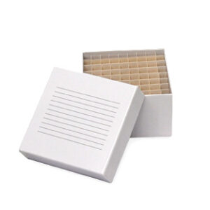CAJA CRIOGÉNICA DE CARTÓN CON RECUBRIMIENTO PARA VIALES DE 4ML 9x9 Marca Endo Plasticware.