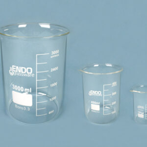 Vaso forma baja / Bécher forme basse, 5000 mL Marca Endo Glassware.
