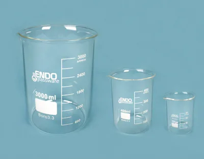 Vaso forma baja, 250 mL Marca Endo Glassware.