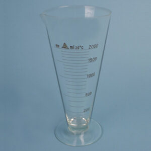 COPA GRADUADA, 2000 ML Marca Endo Glassware.