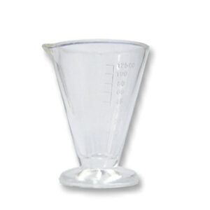 COPA GRADUADA VIDRIO GRUESO, 500 ML Marca Endo Glassware.