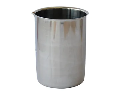 VASO ACERO INOX. CON REBORDE, CON PICO, 250 mL Marca Endo Metalware. - Imagen 3