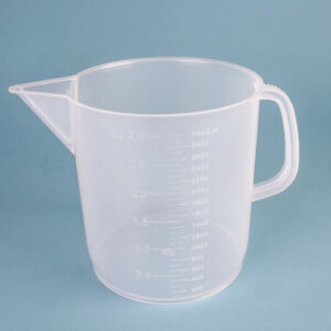 Jarra graduada forma baja PP, 3000 mL Marca Endo Plasticware.