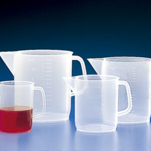 Jarra graduada forma baja PP, 5000 mL Marca Endo Plasticware.