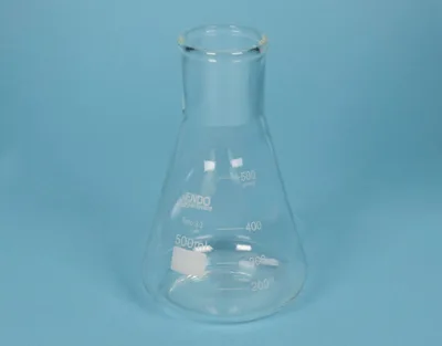 MATRAZ ERLENMEYER B/ANCHA,  500 mL Marca Endo Glassware. - Imagen 2
