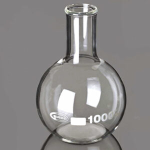 Matraz fondo plano, cuello estrecho, Boro 3.3 Glassco 1000ml Marca Glassco.