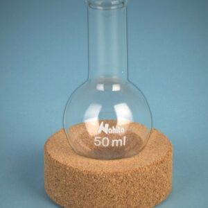 MATRAZ FONDO REDONDO, 50 ML Marca Endo Glassware.