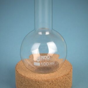 MATRAZ FONDO REDONDO, 100 ML Marca Endo Glassware.